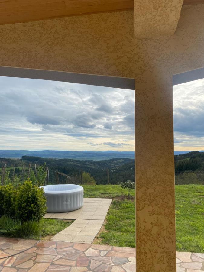 Villa Vue Panoramique & Jacuzzi Prive à Saint-Hilaire  Extérieur photo